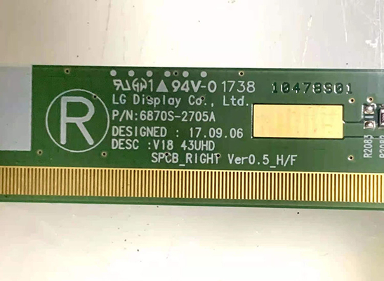 LG 43 인치 텔레비전 화면 LC430DGJ-SLA1 12V CU는 모니터를 위해 증명했습니다